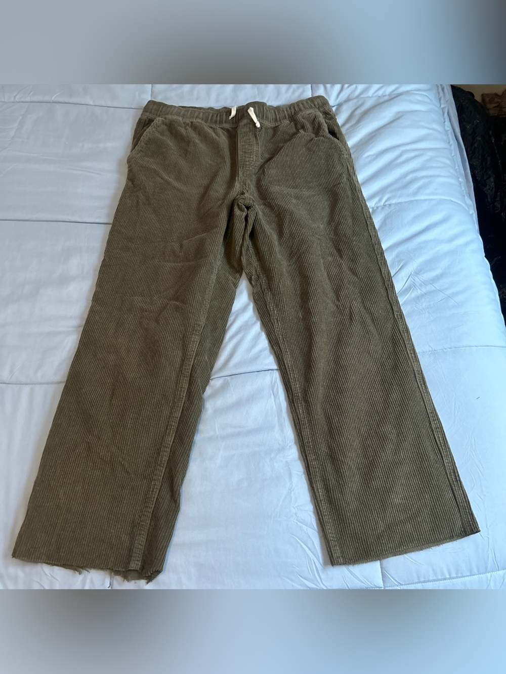 RSQ corduroy Drawstring Straight relaxed leg elastic waist Pants Women’s XL